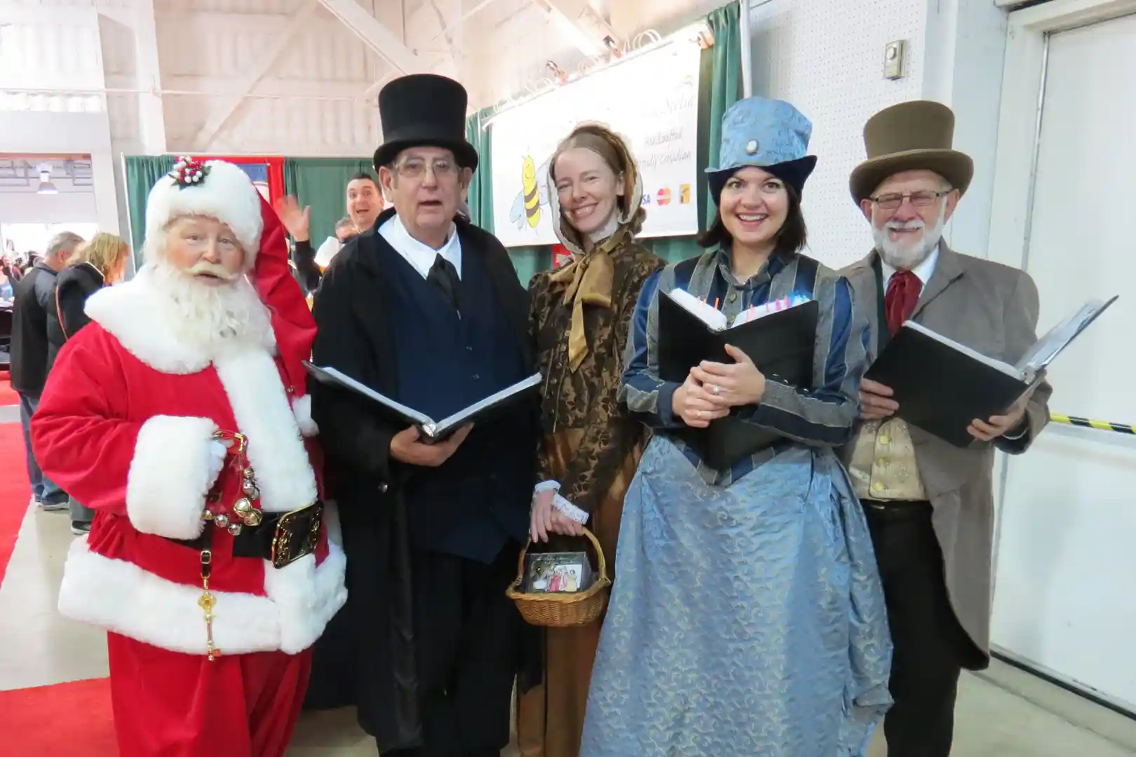 The Baker Street Victorian Carollers at Markham Home for the Holidays