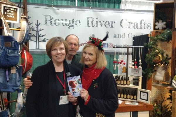 2nd Runner up & $200 Winner - Cindy Barclay Hubert & Bella Hubert of Rouge River Crafts & Candles!